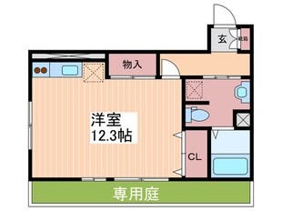 ストゥ－ディオ雅Ａ棟の物件間取画像